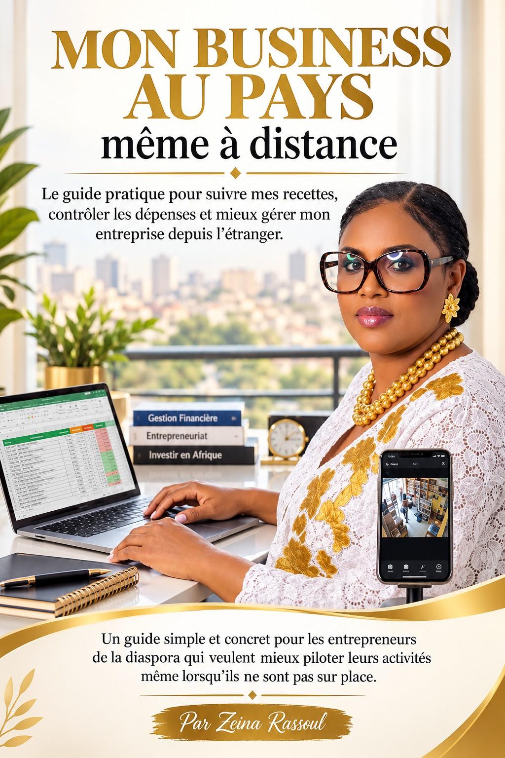 Couverture de l’e-book « Mon business au pays, même à distance » par Zeina Rassoul